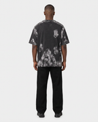 KICKD Acid Wash Oversized T-Shirt – Washed Black