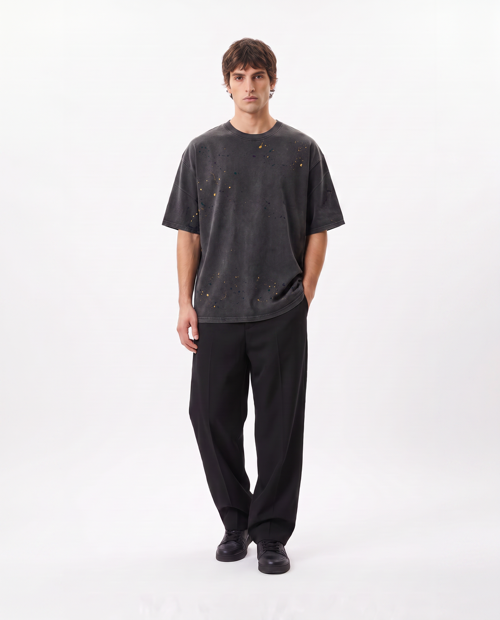 KICKD Vintage Washed Oversized Tee | Heavyweight Cotton