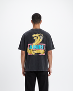 AMIRI Snake Graphic Oversized T-Shirt – Washed Black