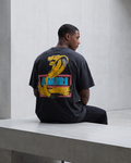 AMIRI Snake Graphic Oversized T-Shirt – Washed Black