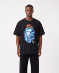 BAPE ABC Camo Ape Head Oversized T-Shirt – Black | Premium Heavyweight Cotton